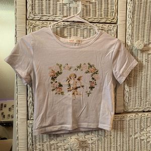 ROMWE Angel crop top - S